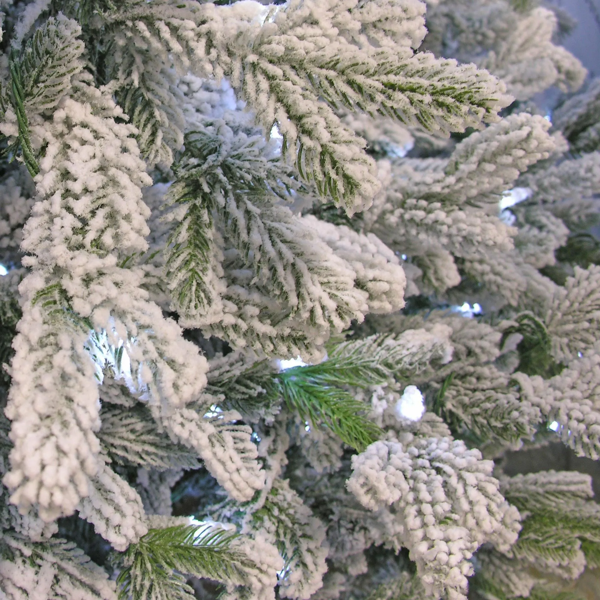 7ft Dual Light Snowy Hamilton Spruce Feel-Real Artificial Christmas Tree 5 7ft Dual Light Snowy Hamilton Spruce Feel-Real Artificial Christmas Tree - Image 3